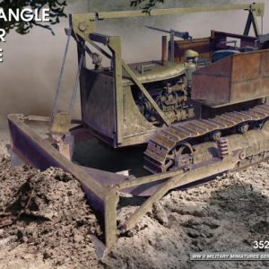 Modellino kit di montaggio Miniart  U.S. ARM TRACTOR WITH ANGLE DOZER BLADE KIT 1:35