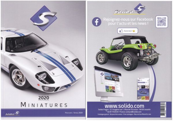 Modellino auto rivista book booklet modellismo CATALOGO SOLIDO 2020 PAG.48 diecast