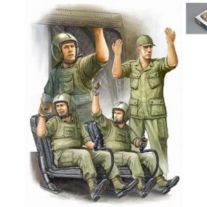 Modellino model kit di montaggio US ARMY GUERRA VIETNAM FIGURE MILITARI 1:35