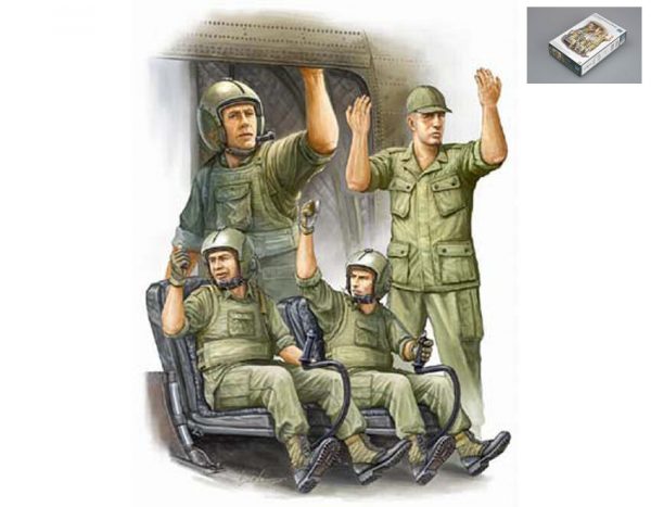 Modellino model kit di montaggio US ARMY GUERRA VIETNAM FIGURE MILITARI 1:35