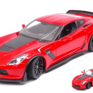Modellino auto scala 1:24 Welly CHEVROLET CORVETTE Z06 diecast modellismo