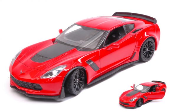Modellino auto scala 1:24 Welly CHEVROLET CORVETTE Z06 diecast modellismo