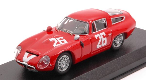 Modellino auto scala 1:43 Best Model ALFA ROMEO TZ1 1000 KM MONZA PIANTA SALA