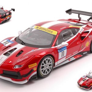 Modellino auto scala 1:24 Burago FERRARI 488 CHALLENGE N.11 FORMULA RACING