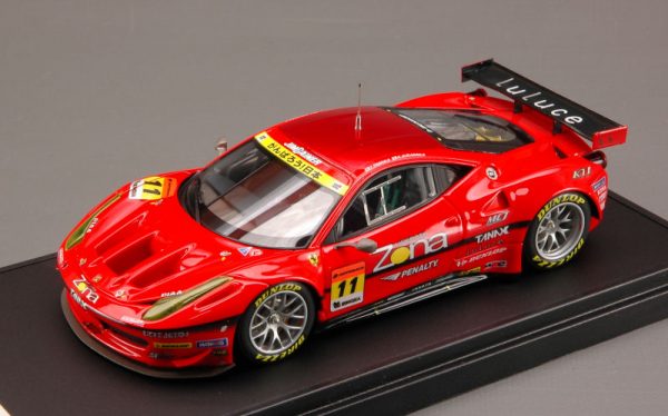 Modellino auto scala 1:43 Ebbro FERRARI 458 GT2 N.11 SUPER GT 300 diecast modellismo