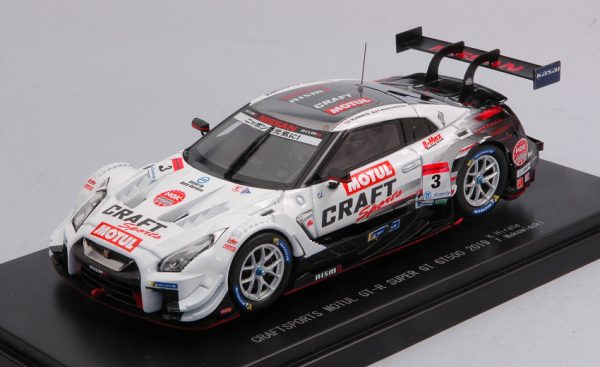 Modellino auto scala 1:43 Ebbro NISSAN GT-R N.3 SUPER GT500 2019 modellismo diecast