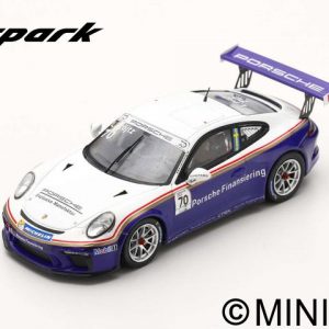 Modellino auto scala 1:43 Spark Model PORSCHE 70 CARRERA CUP SCANDINAVIA diecast