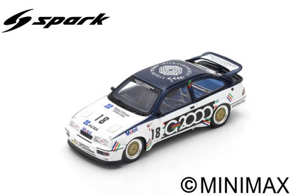 Modellino auto scala 1:43 Spark FORD SIERRA RS500 COSWORTH N.18 macau diecast