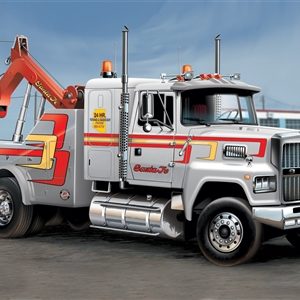 Modellino kit di montaggio camion lorry Italeri US WRECKER TRUCK scala 1:24