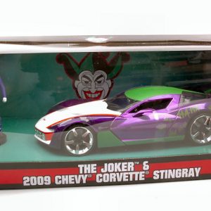Modellino auto film movie Jada Toys CHEVY CORVETTE STINGRAY JOKER FIGURE 1:24