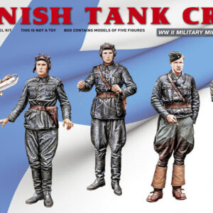 Modellino figure militari kit montaggio soldati Miniart  FINNISH TANK CREW KIT 1:35