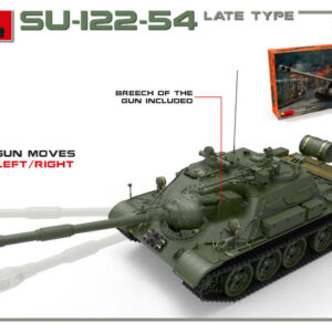 Modellino kit di montaggio carri armati tank Miniart SU-122-54 1:35 modellismo