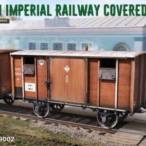 Modellino kit di montaggio Miniart RUSSIAN IMPERIAL RAILWAY COWE WAGON scala 1:35