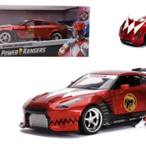 Modellino auto film movie NISSAN SKYLINE GTR R35 POWER RANGER FIGURE 1:24