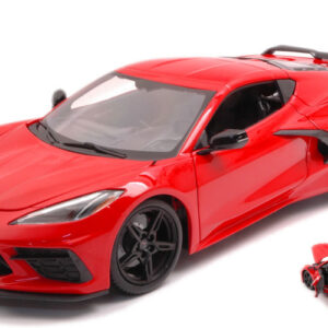 Modellino auto scala 1:18 Maisto CHEVROLET CORVETTE STINGRAY 2020 diecast