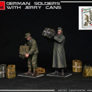 figure militari kit montaggio Miniart GERMAN SOLDIERS JERRY CANS model KIT 1:35