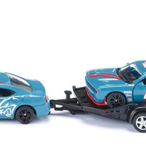 Modellino auto Siku AUTO DODGE TRAILER  scala 1:55 diecast modellismo statico