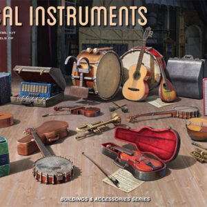 Modellino diorami Miniart ì MUSICAL INSTRUMENTS KIT scala 1:35 modellismo statico