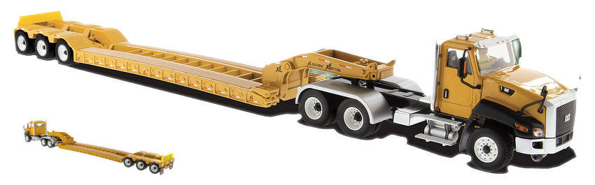 Modellino mezzi industriali Diecast Master CAT CT660 DAY CAB TRACTOR scala 1:50