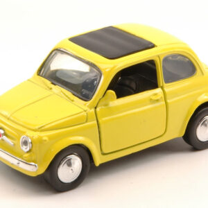 Modellino auto scala 1:32 FIAT 500 F 500 epoca modellismo automodelli giallo new