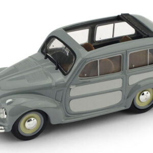 Modellino auto scala 1/43 Brumm FIAT 500 C BELVEDERE GRIGIO diecast epoca 500C .