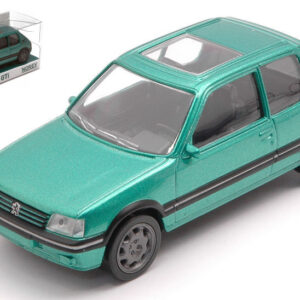 Modellino auto scala 1:43 Norev PEUGEOT 205 GTI diecast modellismo statico verde