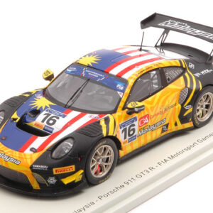Modellino auto scala 1:43 Spark PORSCHE 911 GT3 R N.16 FIA GT VALLELUNGA 2019