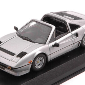 Modellino auto scala 1:43 Best FERRARI 208 GTS TURBO SILVER diecast cabriolet