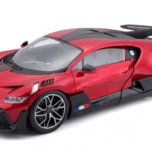 Modellino auto scala 1:18 Burago BUGATTI DIVO diecast modellismo statico rosso