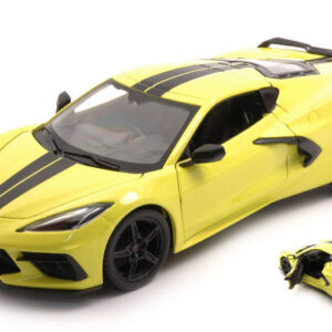 Modellino auto scala 1:24 Maisto CHEVROLET CORVETTE C8 2020 diecast modellismo