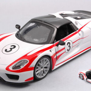Modellino auto Burago PORSCHE 918 WEISSACH PACKAGE N.3 scala 1:24 diecast