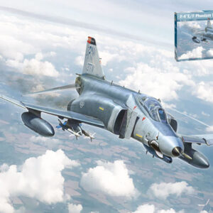 Modellino modellismo statico aerei kit di montaggio Italeri F-4EF PHANTOM II scala 1:72