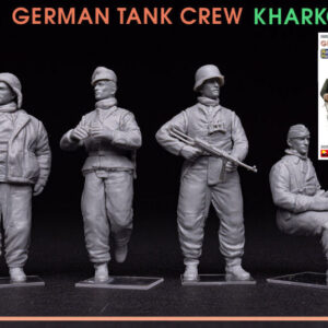 Modellino model kit di montaggio Miniart GERMAN TANK CREW KHARKOV 1943 RESIN HEADS KIT 1:35