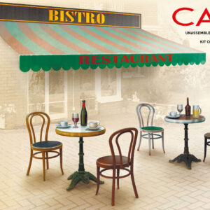 Modellino kit diorami Miniart BAR CAFE FURNITURE CROCKERY KIT 1:35 modellismo