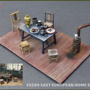 Modellino model kit di montaggio Miniart EAST EUROPEAN HOME STUFF KIT 1:35
