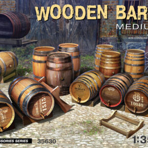 Modellino kit diorami Miniart BARILI WOODEN BARRELS MODEL KIT SCALA 1:35