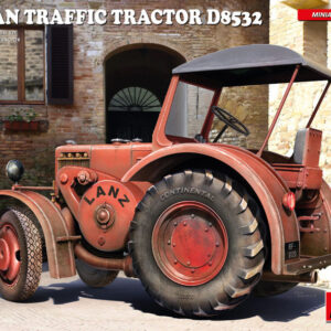 Modellino model kit di montaggio Miniart GERMAN TRAFFIC TRACTOR D8532 KIT 1:35