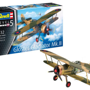Modellino modellismo statico aerei kit di montaggio GLOSTER GLADIATOR Mk.II 1:32