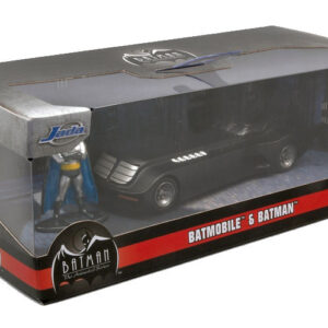 Modellino auto film movie BATMOBILE BATMAN FIGURE scala 1:32 bat man diecast