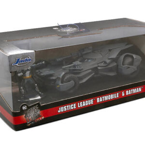 Modellino auto film movie scala 1:32 BATMOBILE JUSTICE LEAGUE BATMAN FIGURE