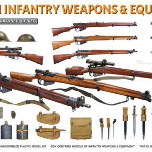 Modellino figure militari ARMI FANTERIA Miniart BRITISH INFANTRY WEAPONS KIT 1:35