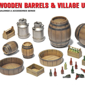 Modellino diorami modellismo BARILI BOTTI Miniart WOODEN BARRELS KIT 1:35