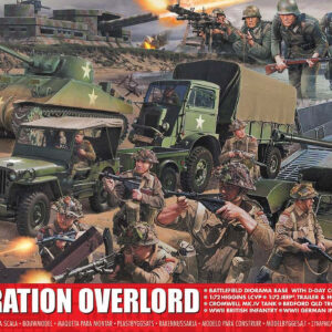 Modellino model kit di montaggio mezzi militari tank Airfix  D-DAY OPERATION OVERLORD SET KIT 1:76 guerra