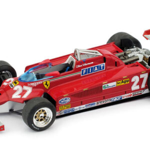 Modellino auto formula 1 F1 Brumm scala 1:43 FERRARI 126 CK VILLENEUVE MONACO GP