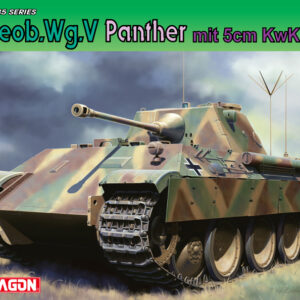 Modellino model kit di montaggio mezzi militari tank Dragon  PZ.BEOP.WG.V.PANTHER MIT 5 cm KWK.39 KIT 1:35 guerra