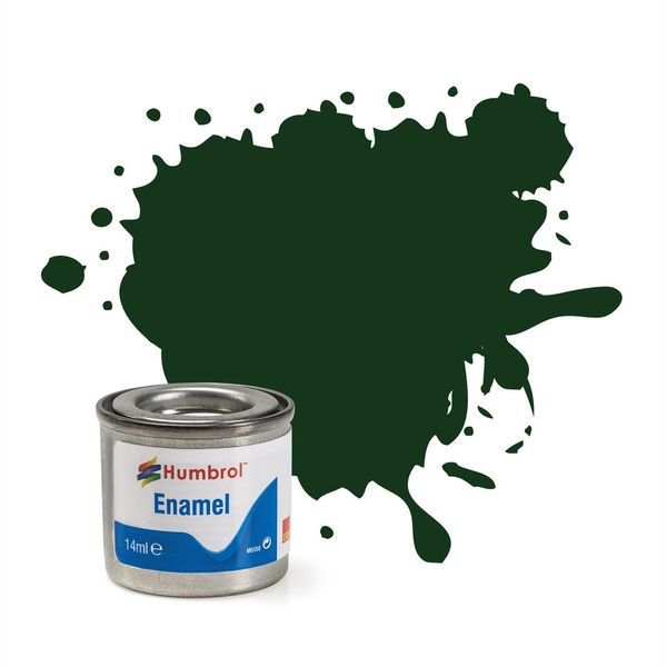 Modellino colori accessori per modellismo statico Humbrol  GREEN SATIN Pz.6