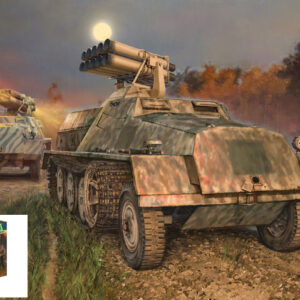 Modellino model kit di montaggio mezzi militari tank Italeri PANZERWERFER 42 15 cm AUF SWS KIT 1:35 guerra