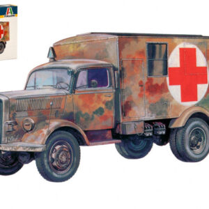 Modellino model kit di montaggio mezzi militari tank Italeri KFZ 305 AMBULANCE KIT 1:72 guerra