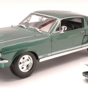 Modellino auto scala 1:18 FORD MUSTANG GTA FASTBACK diecast modellismo verde