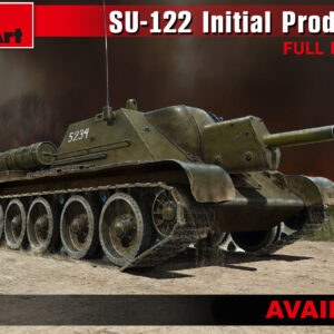 Modellino model kit di montaggio mezzi militari tank Miniart  SU-122 INITIAL PROD.WFULL INTERIOR KIT 1:35 guerra